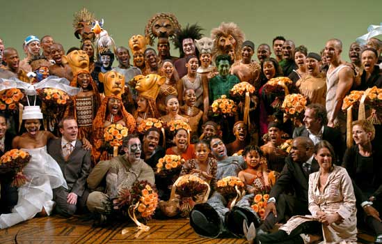 Notitie Vier Slovenië lion king musical